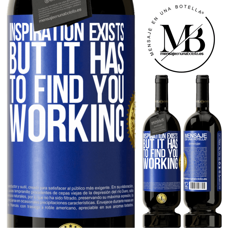 29,95 € Free Shipping | Red Wine Premium Edition MBS® Reserva Inspiration exists, but it has to find you working Blue Label. Customizable label Reserva 12 Months Harvest 2014 Tempranillo