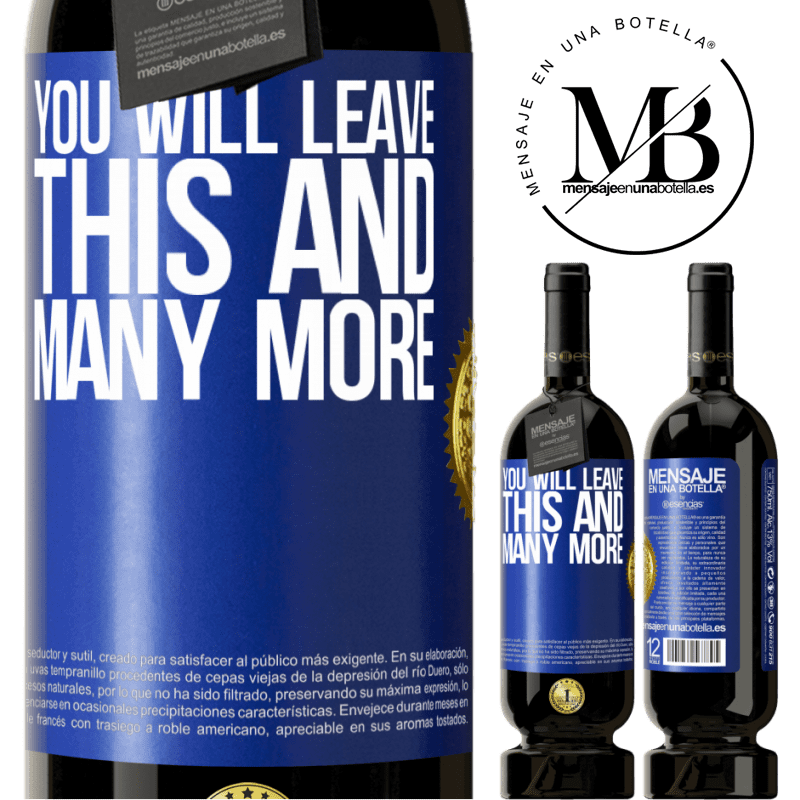 29,95 € Free Shipping | Red Wine Premium Edition MBS® Reserva You will leave this and many more Blue Label. Customizable label Reserva 12 Months Harvest 2014 Tempranillo