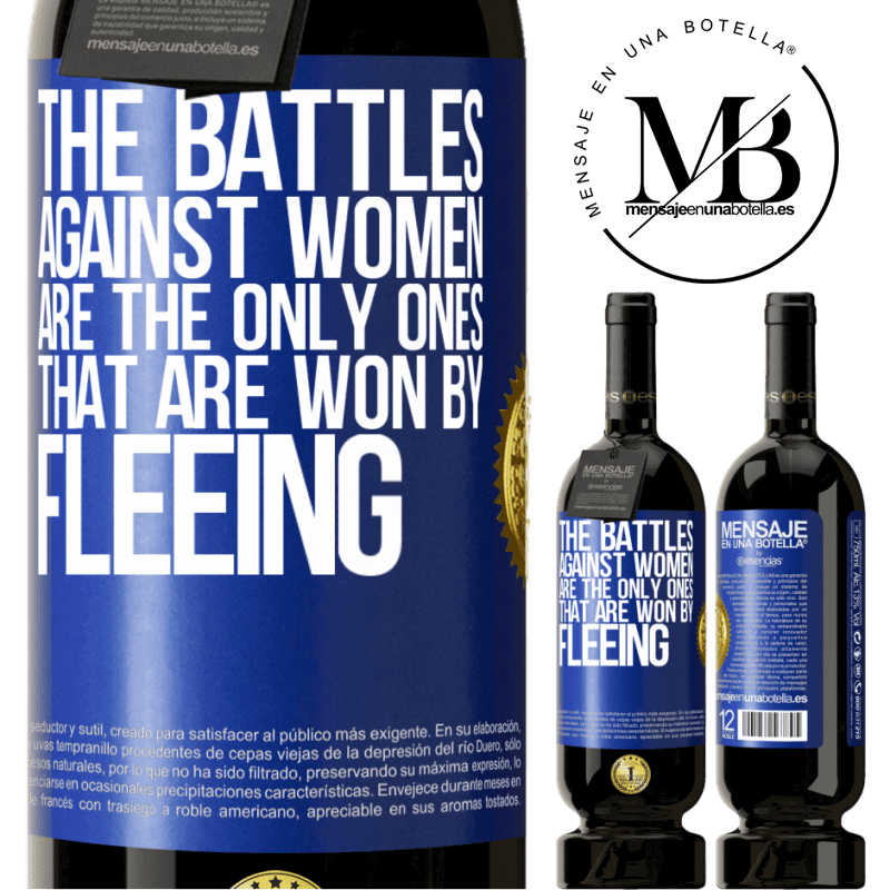 29,95 € Free Shipping | Red Wine Premium Edition MBS® Reserva The battles against women are the only ones that are won by fleeing Blue Label. Customizable label Reserva 12 Months Harvest 2014 Tempranillo