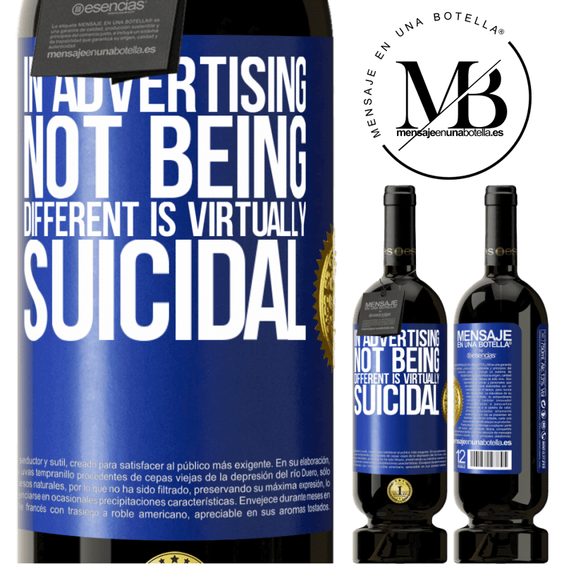 29,95 € Free Shipping | Red Wine Premium Edition MBS® Reserva In advertising, not being different is virtually suicidal Blue Label. Customizable label Reserva 12 Months Harvest 2014 Tempranillo