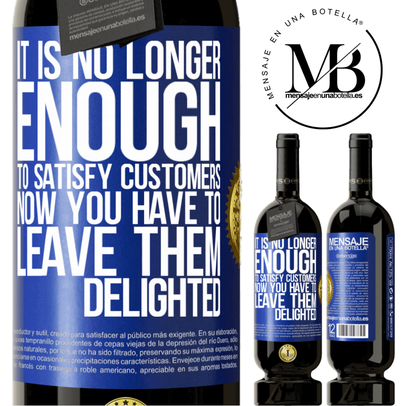 29,95 € Free Shipping | Red Wine Premium Edition MBS® Reserva It is no longer enough to satisfy customers. Now you have to leave them delighted Blue Label. Customizable label Reserva 12 Months Harvest 2014 Tempranillo