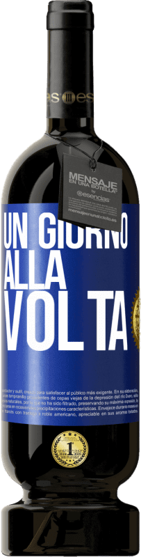 49,95 € Spedizione Gratuita | Vino rosso Edizione Premium MBS® Riserva Un giorno alla volta Etichetta Blu. Etichetta personalizzabile Riserva 12 Mesi Raccogliere 2016 Tempranillo