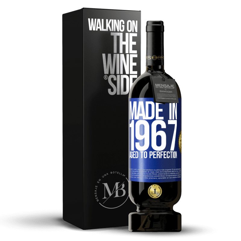49,95 € Free Shipping | Red Wine Premium Edition MBS® Reserve Made in 1967. Aged to perfection Blue Label. Customizable label Reserve 12 Months Harvest 2014 Tempranillo