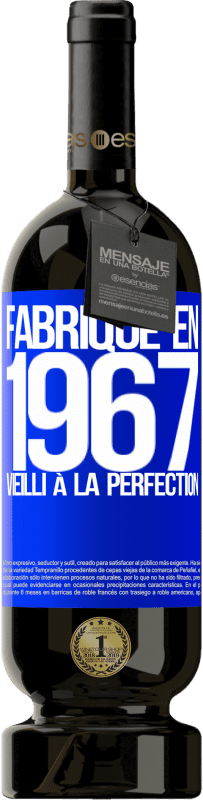 49,95 € | Vin rouge Édition Premium MBS® Réserve Fabriqué en 1967. Vieilli à la perfection Étiquette Bleue. Étiquette personnalisable Réserve 12 Mois Récolte 2015 Tempranillo