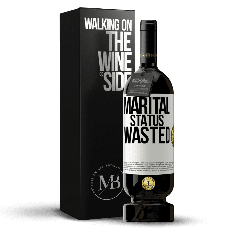 49,95 € Free Shipping | Red Wine Premium Edition MBS® Reserve Marital status: wasted White Label. Customizable label Reserve 12 Months Harvest 2016 Tempranillo