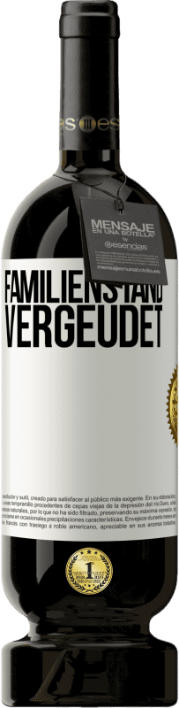 49,95 € | Rotwein Premium Ausgabe MBS® Reserve Familienstand: vergeudet Weißes Etikett. Anpassbares Etikett Reserve 12 Monate Ernte 2014 Tempranillo