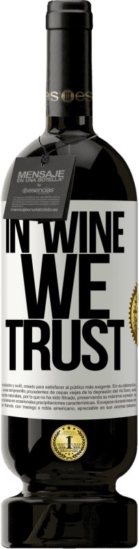 49,95 € 送料無料 | 赤ワイン プレミアム版 MBS® 予約する in wine we trust ホワイトラベル. カスタマイズ可能なラベル 予約する 12 月 収穫 2016 Tempranillo