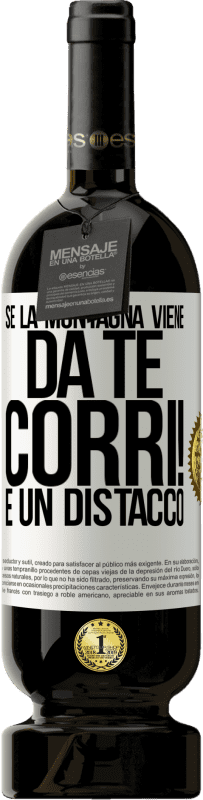 49,95 € Spedizione Gratuita | Vino rosso Edizione Premium MBS® Riserva Se la montagna viene da te ... Corri! È un distacco Etichetta Bianca. Etichetta personalizzabile Riserva 12 Mesi Raccogliere 2016 Tempranillo