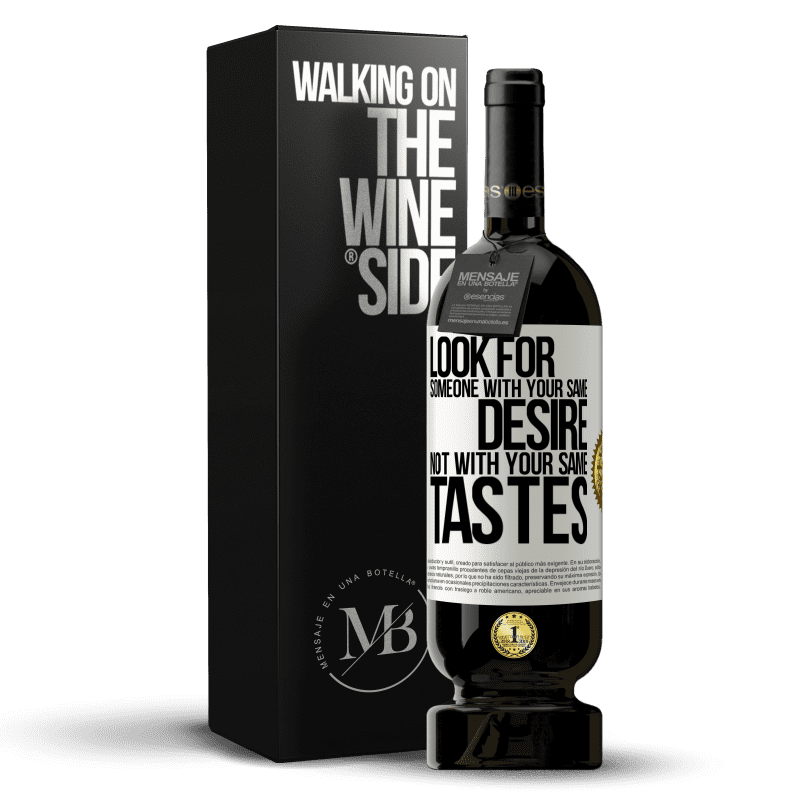 49,95 € Free Shipping | Red Wine Premium Edition MBS® Reserve Look for someone with your same desire, not with your same tastes White Label. Customizable label Reserve 12 Months Harvest 2014 Tempranillo