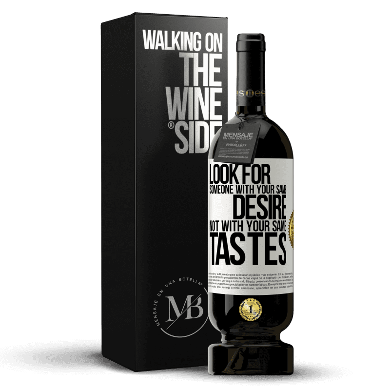49,95 € Free Shipping | Red Wine Premium Edition MBS® Reserve Look for someone with your same desire, not with your same tastes White Label. Customizable label Reserve 12 Months Harvest 2016 Tempranillo