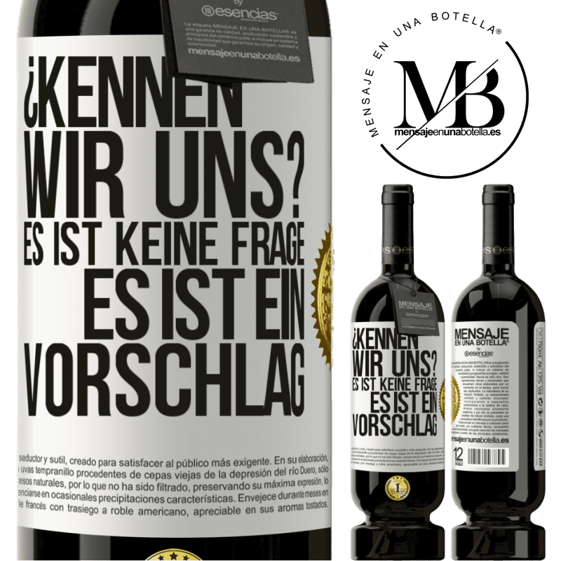 49,95 € Kostenloser Versand | Rotwein Premium Ausgabe MBS® Reserve Kennen wir uns? Es ist keine Frage, es ist ein Vorschlag Weißes Etikett. Anpassbares Etikett Reserve 12 Monate Ernte 2016 Tempranillo