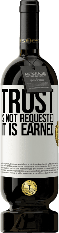 «Trust is not requested, it is earned» Premium Edition MBS® Reserve