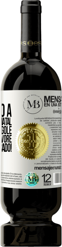 «O próximo a parabenizar o Natal novamente engole as bolas da árvore. Você é notificado!» Edição Premium MBS® Reserva