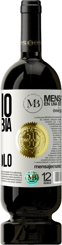 «Il vino non cambia chi sei. Rivela solo» Edizione Premium MBS® Riserva