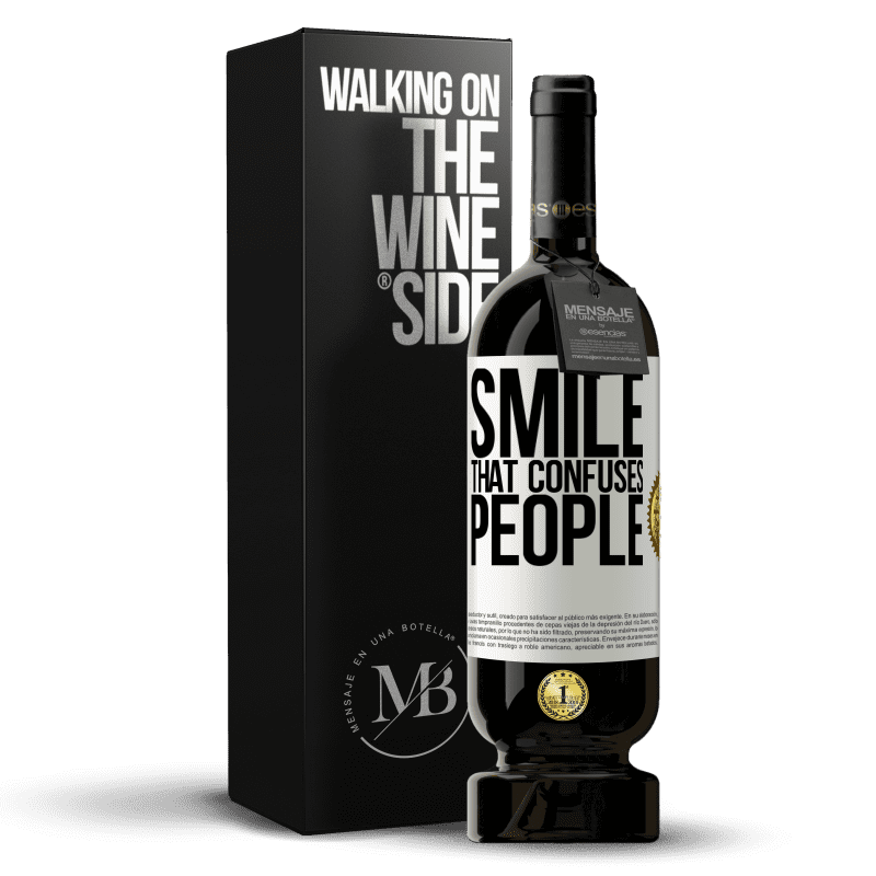 49,95 € Free Shipping | Red Wine Premium Edition MBS® Reserve Smile, that confuses people White Label. Customizable label Reserve 12 Months Harvest 2014 Tempranillo