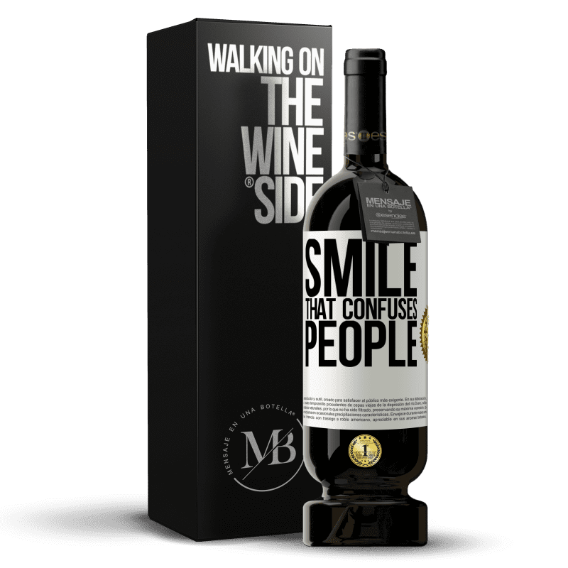 49,95 € Free Shipping | Red Wine Premium Edition MBS® Reserve Smile, that confuses people White Label. Customizable label Reserve 12 Months Harvest 2015 Tempranillo