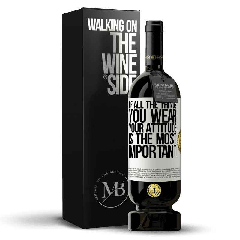 49,95 € Free Shipping | Red Wine Premium Edition MBS® Reserve Of all the things you wear, your attitude is the most important White Label. Customizable label Reserve 12 Months Harvest 2014 Tempranillo