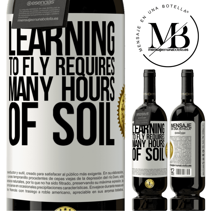 29,95 € Free Shipping | Red Wine Premium Edition MBS® Reserva Learning to fly requires many hours of soil White Label. Customizable label Reserva 12 Months Harvest 2014 Tempranillo