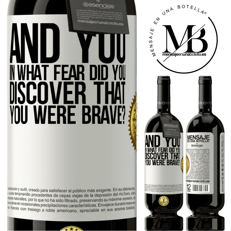 29,95 € Free Shipping | Red Wine Premium Edition MBS® Reserva And you, in what fear did you discover that you were brave? White Label. Customizable label Reserva 12 Months Harvest 2014 Tempranillo