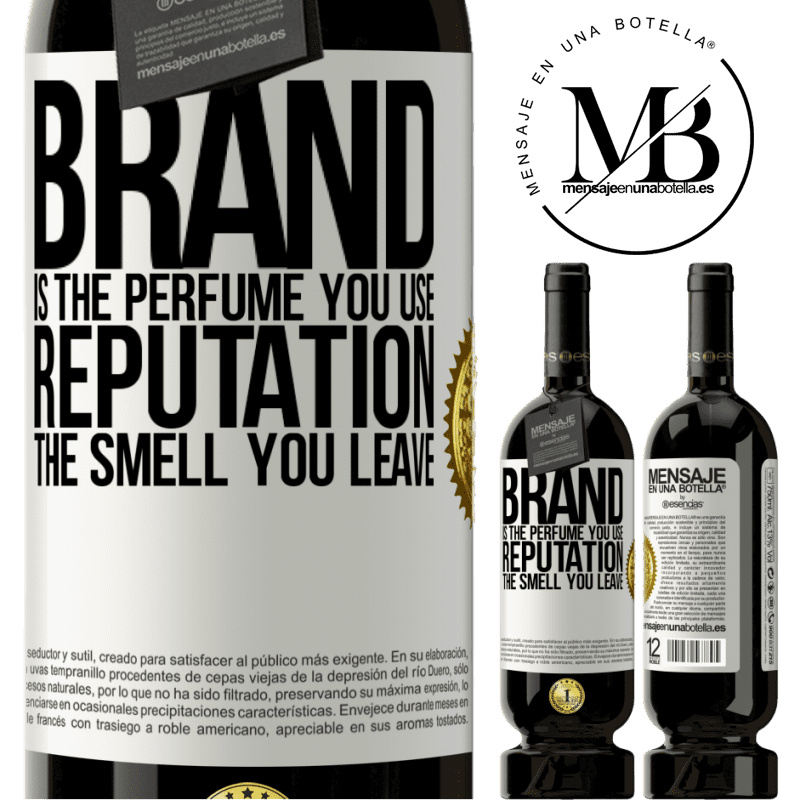 39,95 € Free Shipping | Red Wine Premium Edition MBS® Reserva Brand is the perfume you use. Reputation, the smell you leave White Label. Customizable label Reserva 12 Months Harvest 2014 Tempranillo