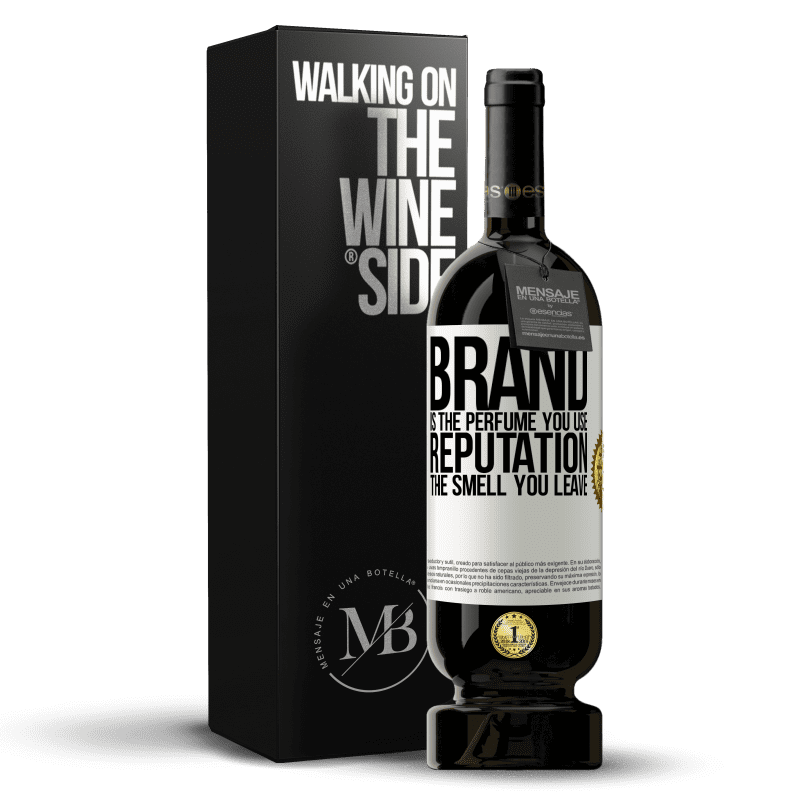 49,95 € Free Shipping | Red Wine Premium Edition MBS® Reserve Brand is the perfume you use. Reputation, the smell you leave White Label. Customizable label Reserve 12 Months Harvest 2015 Tempranillo