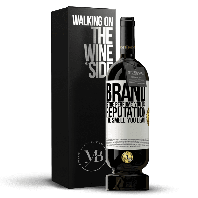 49,95 € Free Shipping | Red Wine Premium Edition MBS® Reserve Brand is the perfume you use. Reputation, the smell you leave White Label. Customizable label Reserve 12 Months Harvest 2016 Tempranillo