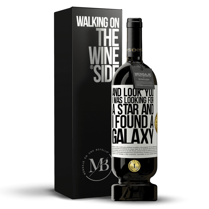 49,95 € Free Shipping | Red Wine Premium Edition MBS® Reserve And look you, I was looking for a star and I found a galaxy White Label. Customizable label Reserve 12 Months Harvest 2014 Tempranillo