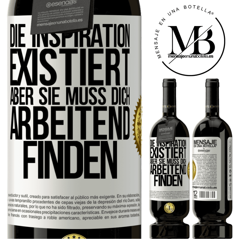 49,95 € Kostenloser Versand | Rotwein Premium Ausgabe MBS® Reserve Die Inspiration existiert, aber sie muss dich arbeitend finden Weißes Etikett. Anpassbares Etikett Reserve 12 Monate Ernte 2016 Tempranillo