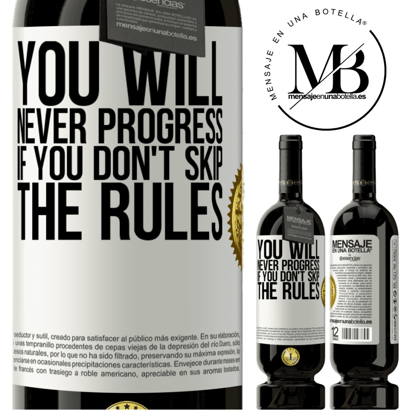 29,95 € Free Shipping | Red Wine Premium Edition MBS® Reserva You will never progress if you don't skip the rules White Label. Customizable label Reserva 12 Months Harvest 2014 Tempranillo