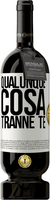 49,95 € | Vino rosso Edizione Premium MBS® Riserva Qualunque cosa tranne te Etichetta Bianca. Etichetta personalizzabile Riserva 12 Mesi Raccogliere 2015 Tempranillo