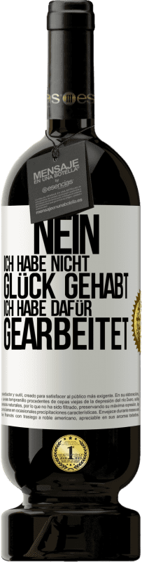 «Nein, ich habe nicht Glück gehabt. Ich habe dafür gearbeitet» Premium Ausgabe MBS® Reserve