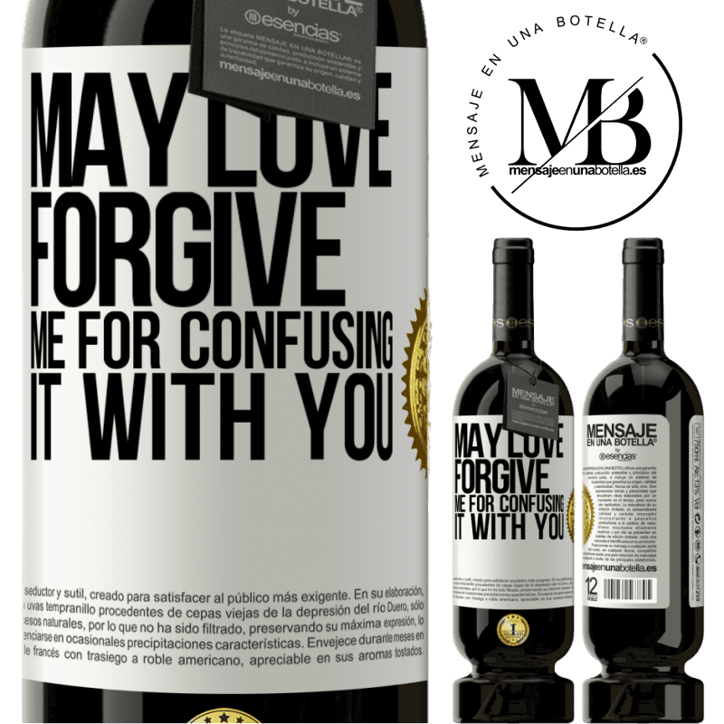 29,95 € Free Shipping | Red Wine Premium Edition MBS® Reserva May love forgive me for confusing it with you White Label. Customizable label Reserva 12 Months Harvest 2014 Tempranillo