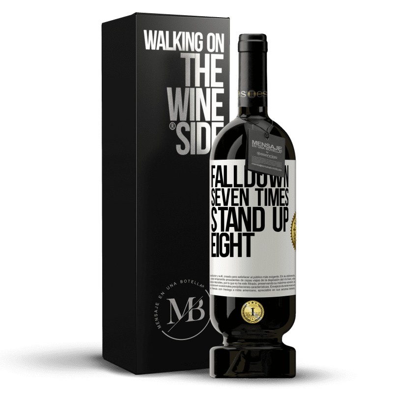 49,95 € Free Shipping | Red Wine Premium Edition MBS® Reserve Falldown seven times. Stand up eight White Label. Customizable label Reserve 12 Months Harvest 2014 Tempranillo