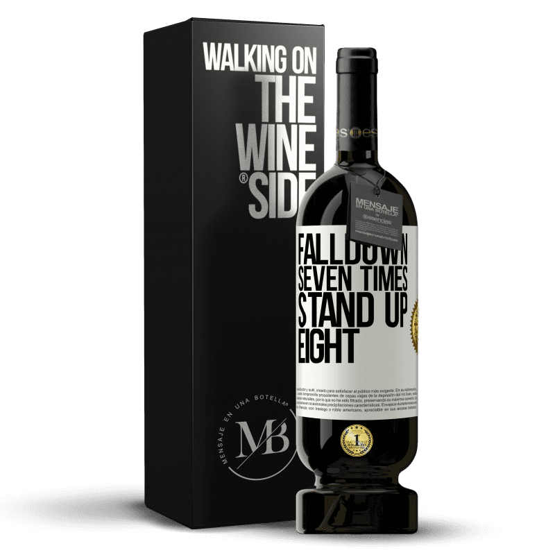 49,95 € Free Shipping | Red Wine Premium Edition MBS® Reserve Falldown seven times. Stand up eight White Label. Customizable label Reserve 12 Months Harvest 2015 Tempranillo