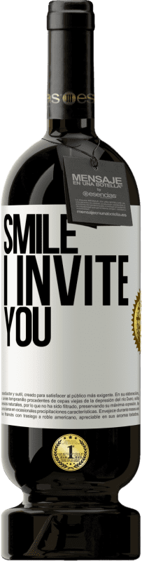 49,95 € | Красное вино Premium Edition MBS® Бронировать Улыбнись, приглашаю Белая этикетка. Настраиваемая этикетка Бронировать 12 Месяцы Урожай 2016 Tempranillo