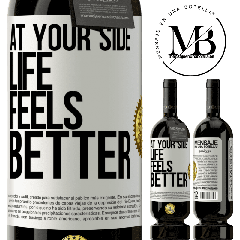 49,95 € Free Shipping | Red Wine Premium Edition MBS® Reserve At your side life feels better White Label. Customizable label Reserve 12 Months Harvest 2014 Tempranillo