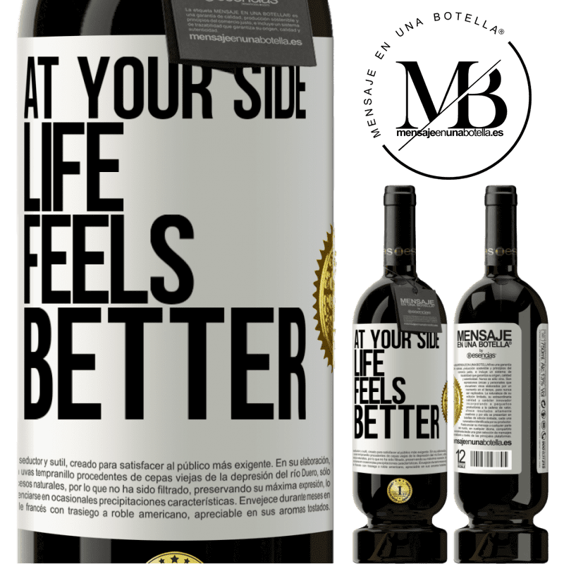 49,95 € Free Shipping | Red Wine Premium Edition MBS® Reserve At your side life feels better White Label. Customizable label Reserve 12 Months Harvest 2015 Tempranillo