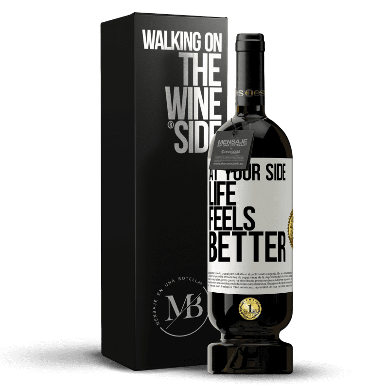 49,95 € Free Shipping | Red Wine Premium Edition MBS® Reserve At your side life feels better White Label. Customizable label Reserve 12 Months Harvest 2015 Tempranillo