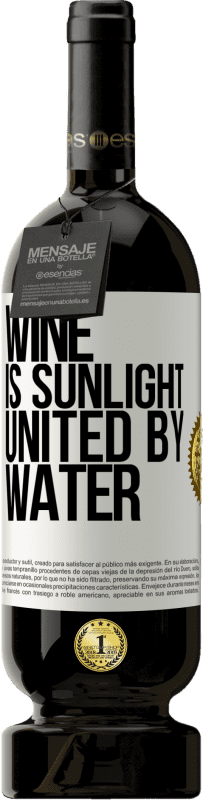49,95 € | Red Wine Premium Edition MBS® Reserve Wine is sunlight, united by water White Label. Customizable label Reserve 12 Months Harvest 2014 Tempranillo