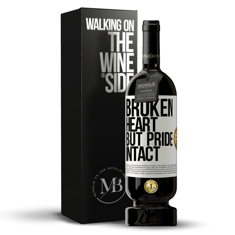 49,95 € Free Shipping | Red Wine Premium Edition MBS® Reserve The broken heart But pride intact White Label. Customizable label Reserve 12 Months Harvest 2015 Tempranillo