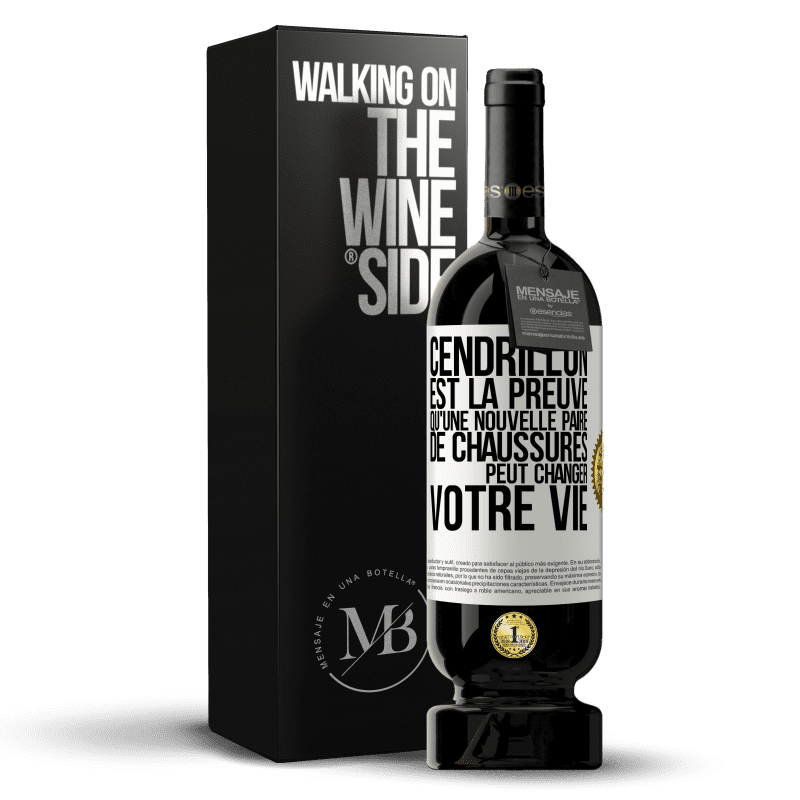 49,95 € Envoi gratuit | Vin rouge Édition Premium MBS® Réserve Cendrillon est la preuve qu'une nouvelle paire de chaussures peut changer votre vie Étiquette Blanche. Étiquette personnalisable Réserve 12 Mois Récolte 2015 Tempranillo