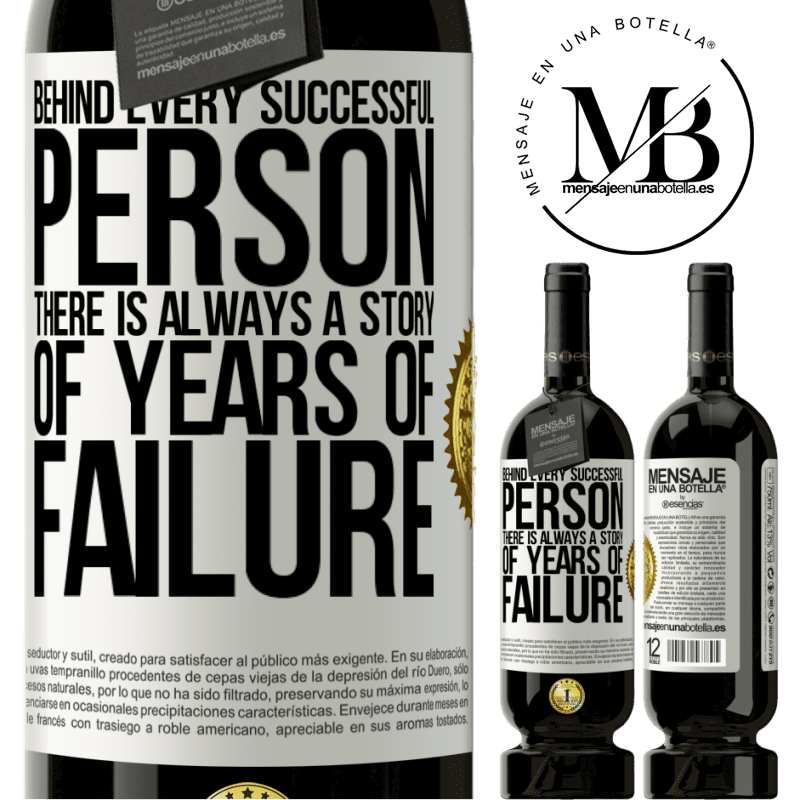 29,95 € Free Shipping | Red Wine Premium Edition MBS® Reserva Behind every successful person, there is always a story of years of failure White Label. Customizable label Reserva 12 Months Harvest 2014 Tempranillo