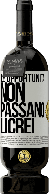 49,95 € Spedizione Gratuita | Vino rosso Edizione Premium MBS® Riserva Le opportunità non passano. Li crei Etichetta Bianca. Etichetta personalizzabile Riserva 12 Mesi Raccogliere 2016 Tempranillo