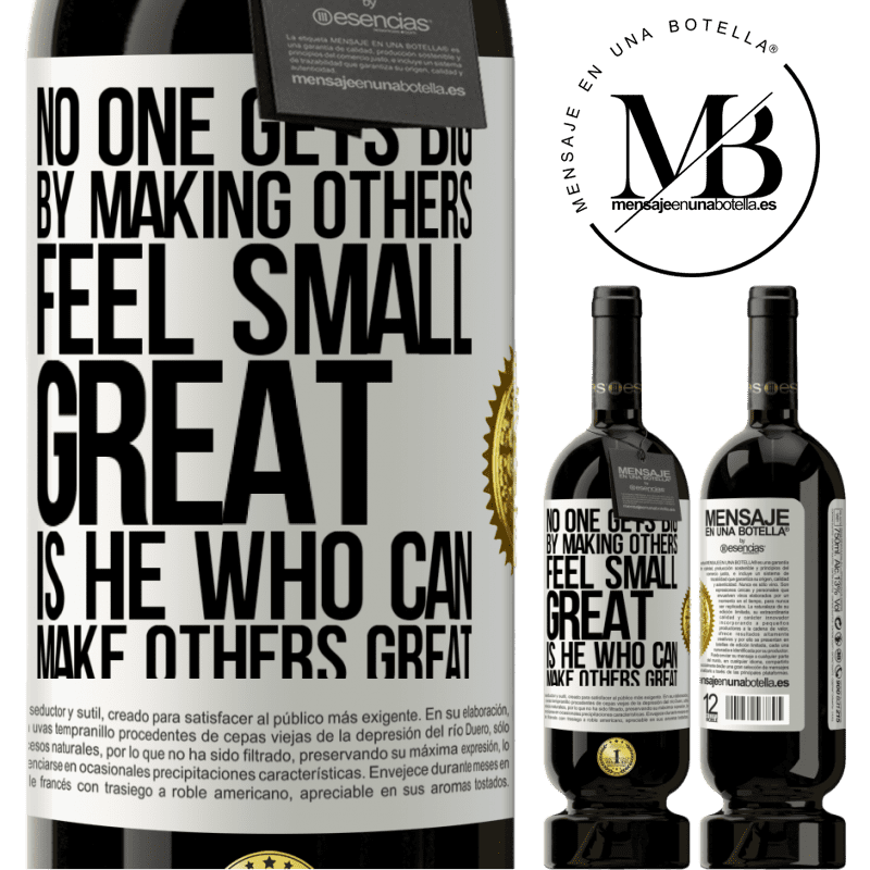 29,95 € Free Shipping | Red Wine Premium Edition MBS® Reserva No one gets big by making others feel small. Great is he who can make others great White Label. Customizable label Reserva 12 Months Harvest 2014 Tempranillo