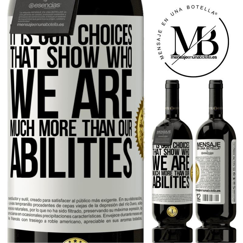 29,95 € Free Shipping | Red Wine Premium Edition MBS® Reserva It is our choices that show who we are, much more than our abilities White Label. Customizable label Reserva 12 Months Harvest 2014 Tempranillo