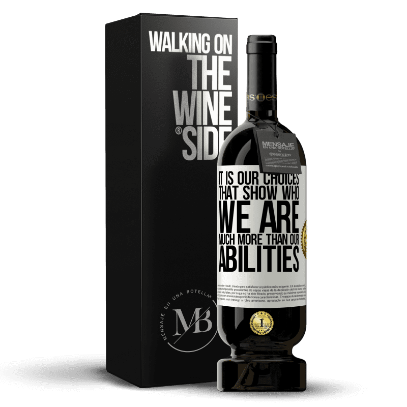 49,95 € Free Shipping | Red Wine Premium Edition MBS® Reserve It is our choices that show who we are, much more than our abilities White Label. Customizable label Reserve 12 Months Harvest 2014 Tempranillo