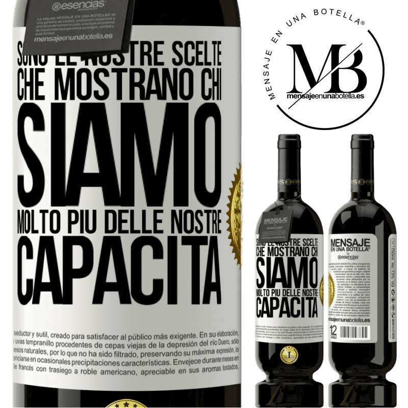 49,95 € Spedizione Gratuita | Vino rosso Edizione Premium MBS® Riserva Sono le nostre scelte che mostrano chi siamo, molto più delle nostre capacità Etichetta Bianca. Etichetta personalizzabile Riserva 12 Mesi Raccogliere 2014 Tempranillo