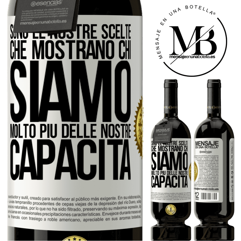 49,95 € Spedizione Gratuita | Vino rosso Edizione Premium MBS® Riserva Sono le nostre scelte che mostrano chi siamo, molto più delle nostre capacità Etichetta Bianca. Etichetta personalizzabile Riserva 12 Mesi Raccogliere 2016 Tempranillo