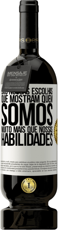 49,95 € | Vinho tinto Edição Premium MBS® Reserva São nossas escolhas que mostram quem somos, muito mais que nossas habilidades Etiqueta Branca. Etiqueta personalizável Reserva 12 Meses Colheita 2016 Tempranillo