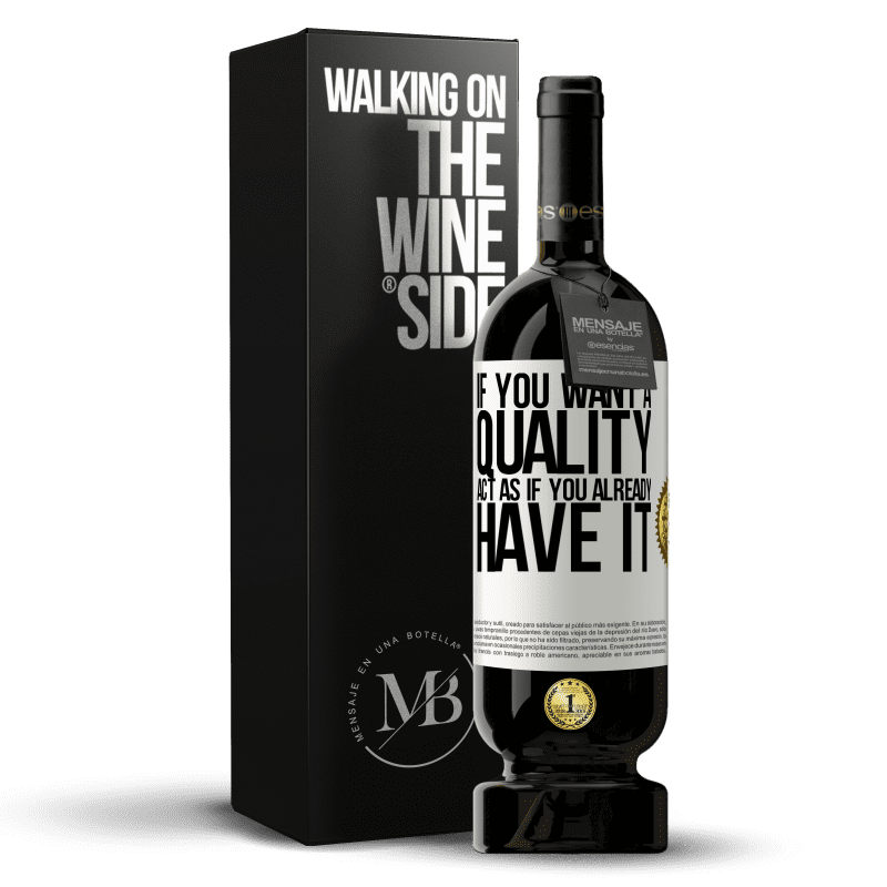 49,95 € Free Shipping | Red Wine Premium Edition MBS® Reserve If you want a quality, act as if you already had it White Label. Customizable label Reserve 12 Months Harvest 2016 Tempranillo